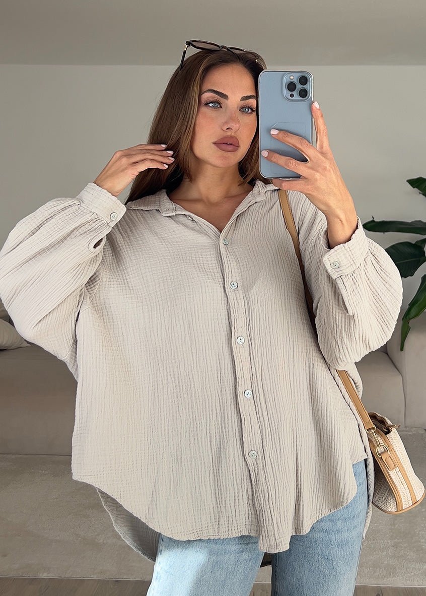 Musselin-Bluse - NAHA