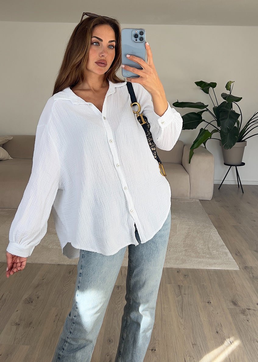 Musselin-Bluse - NAHA