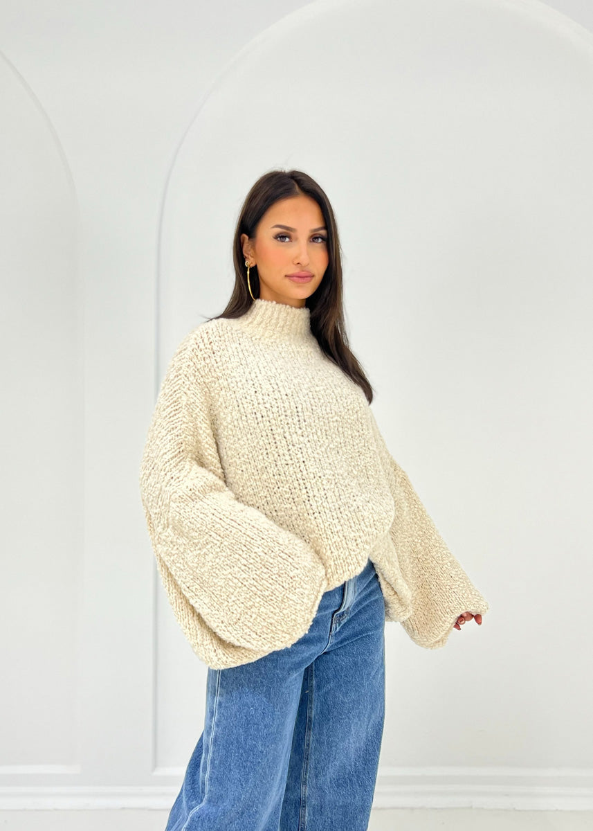Pullover aus kuscheligem Bouclé