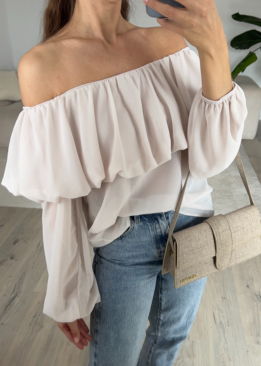 Schulterfreies Oberteil