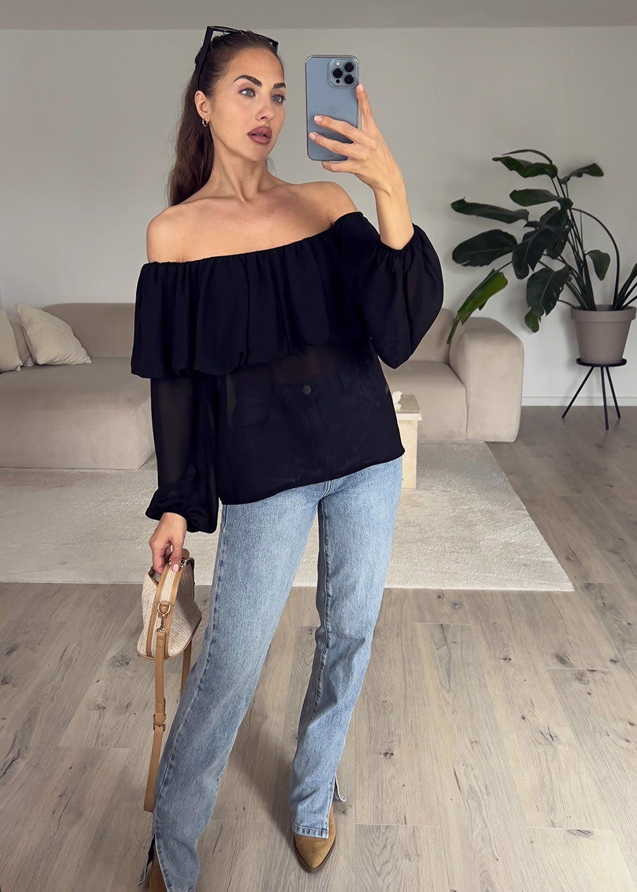 Schulterfreies Oberteil