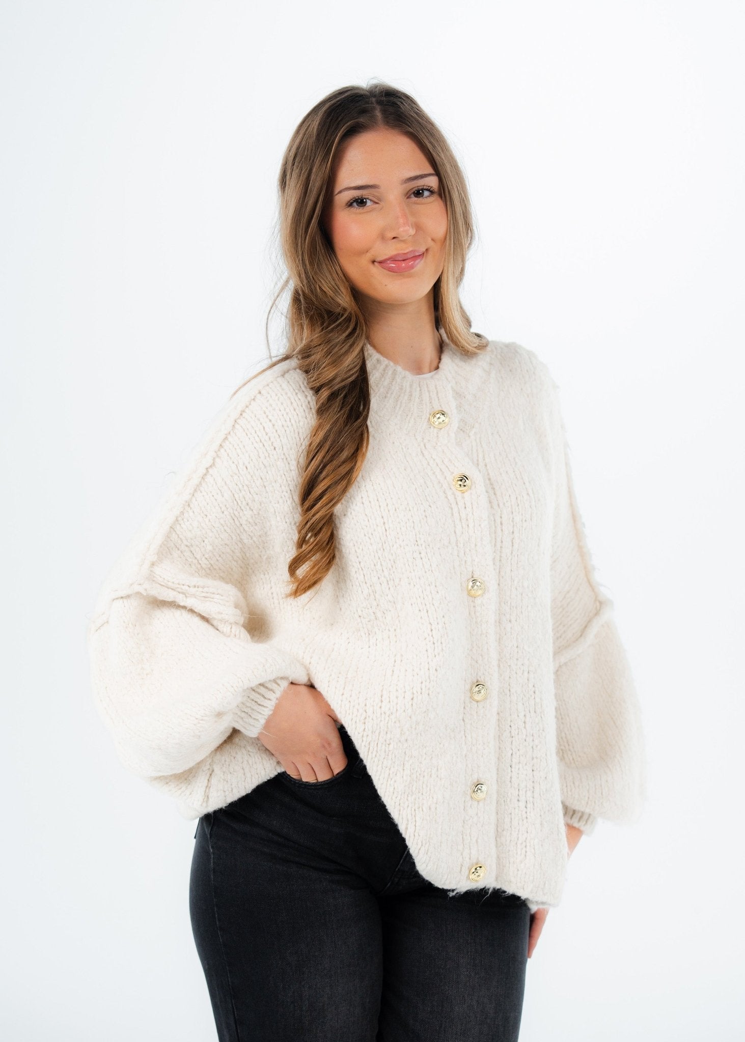 Oversize Strickjacke - NAHA