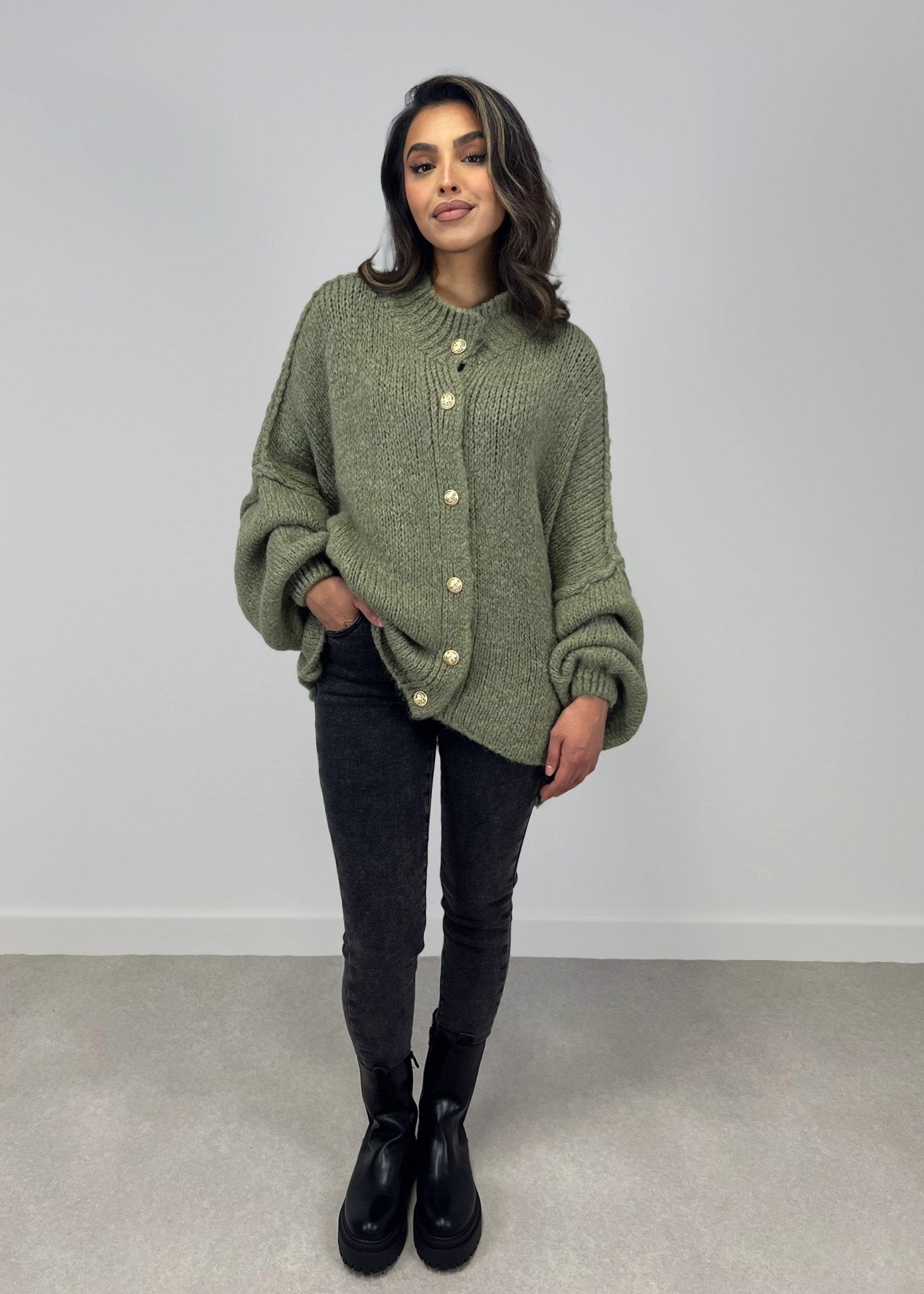 Oversize Strickjacke - NAHA