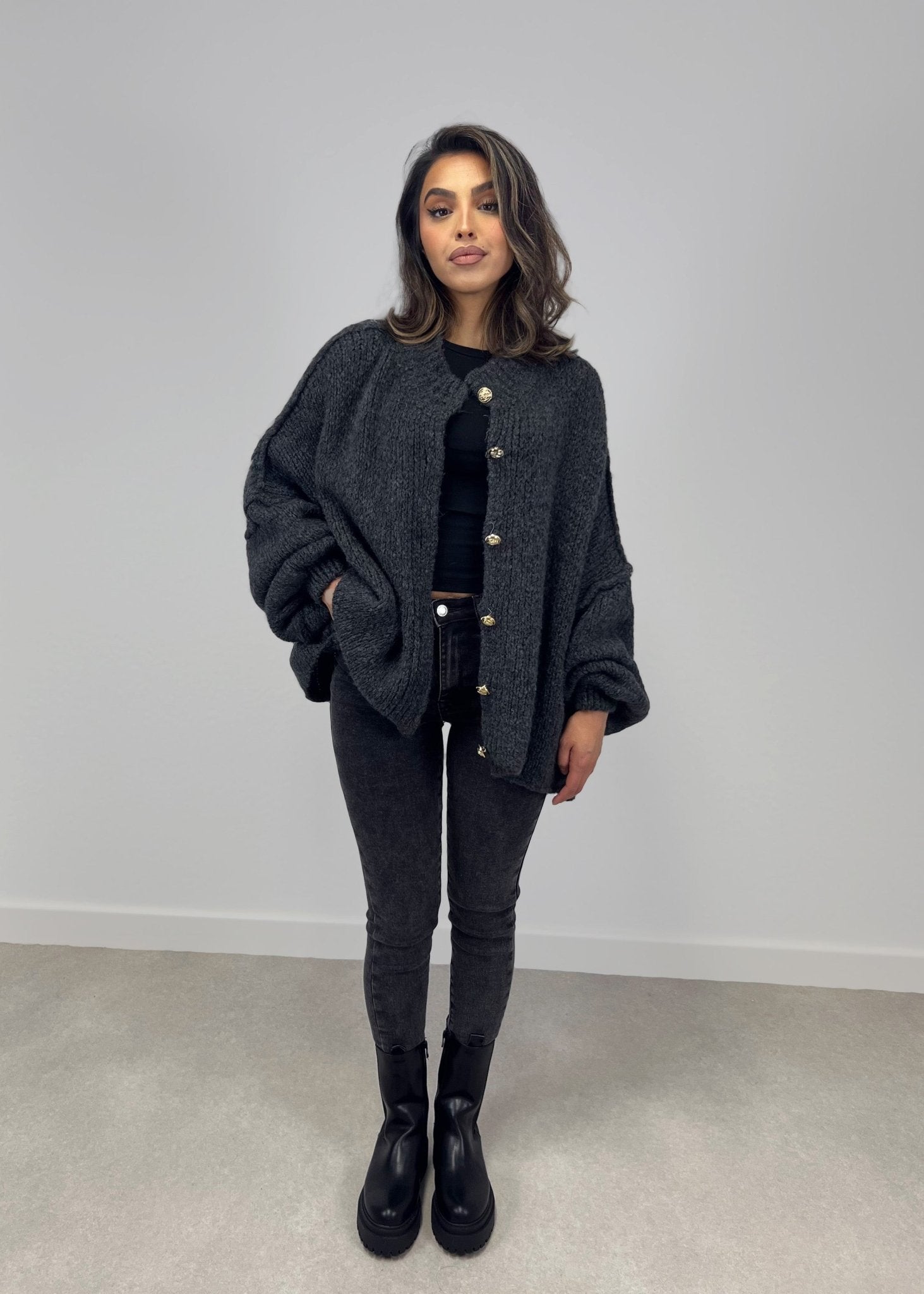 Oversize Strickjacke - NAHA