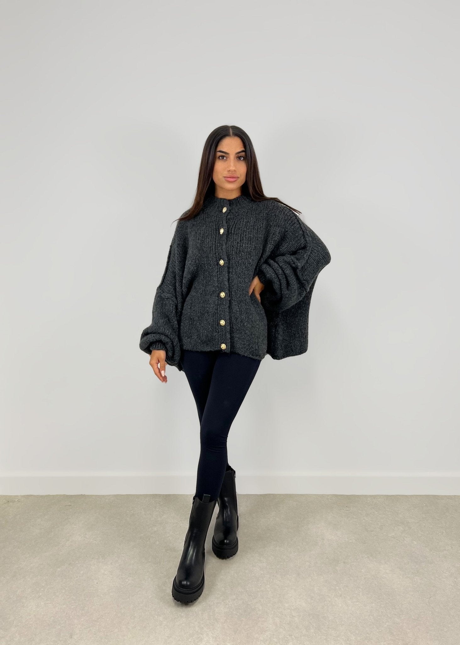 Oversize Strickjacke - NAHA