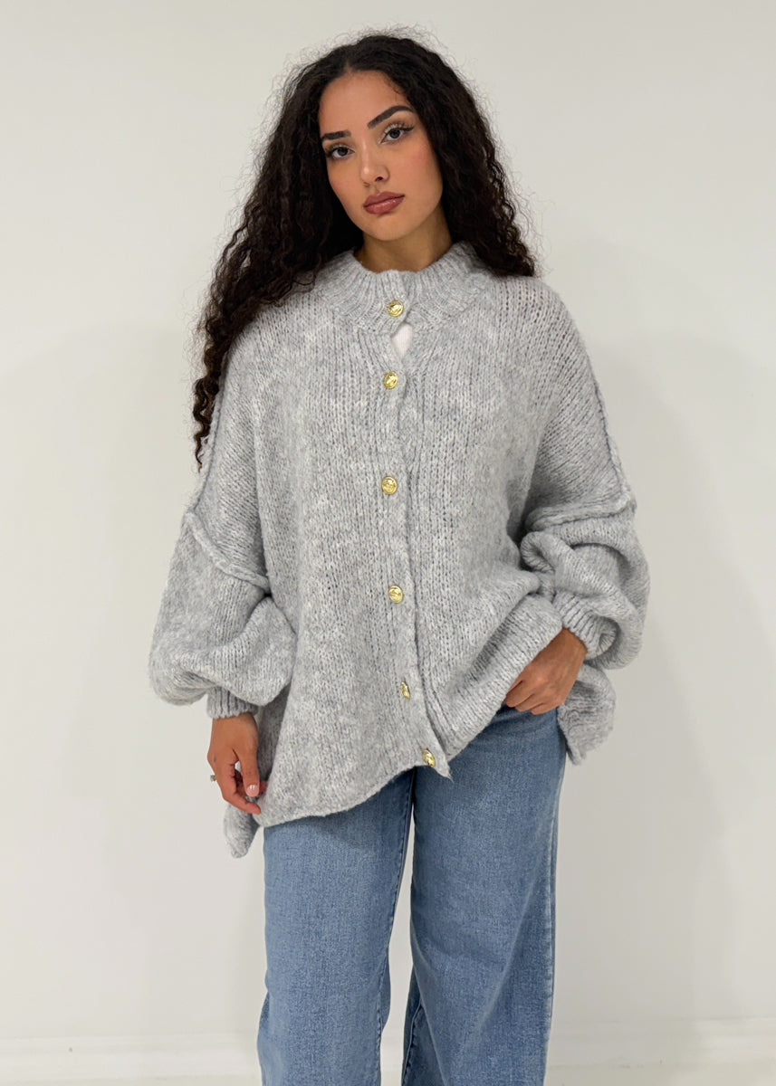 Oversize Strickjacke