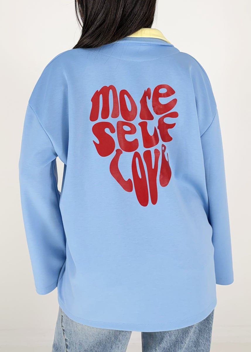 Oversize Sweatshirt mit Print - NAHA
