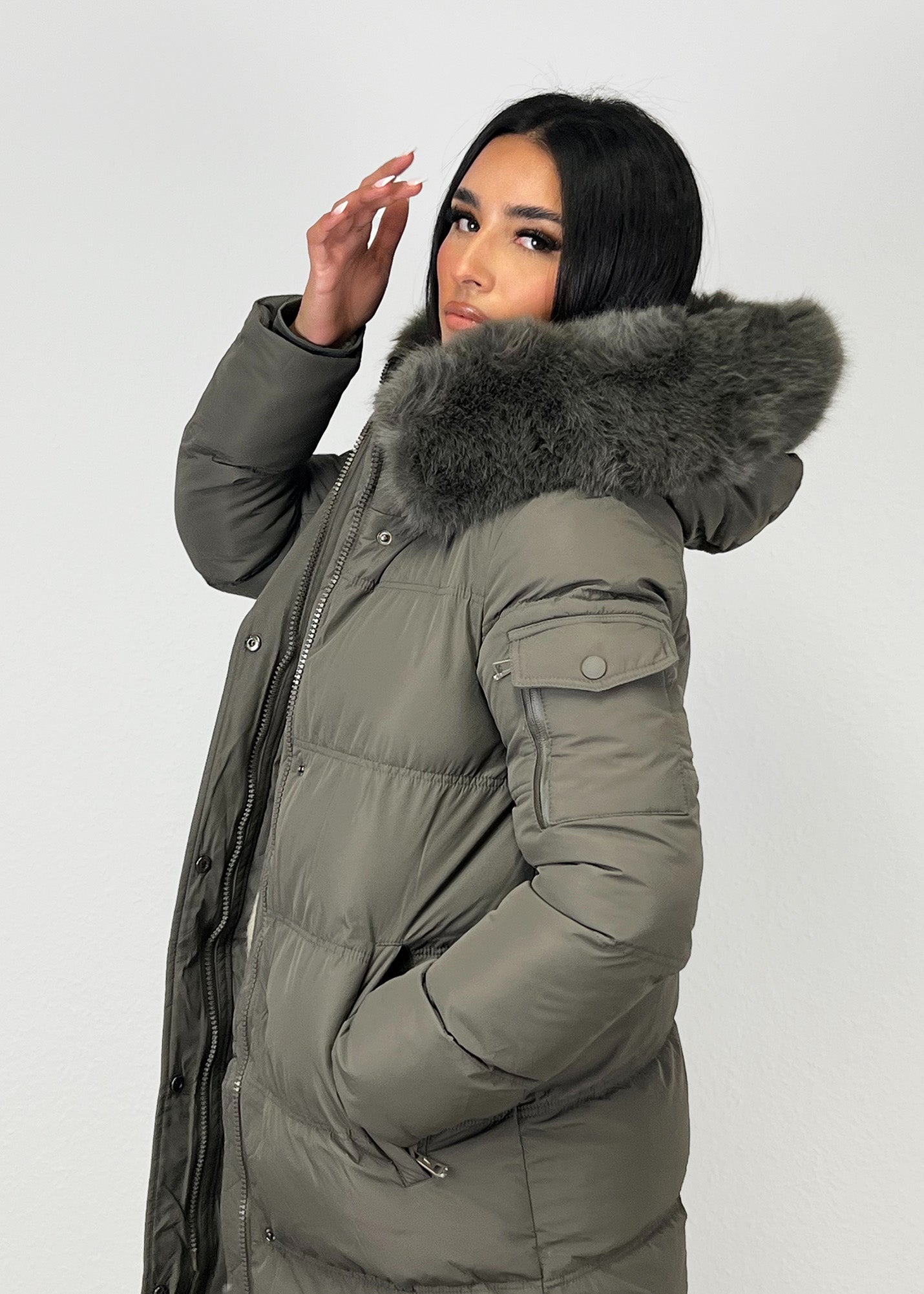Parka mit Kunstfell - NAHA
