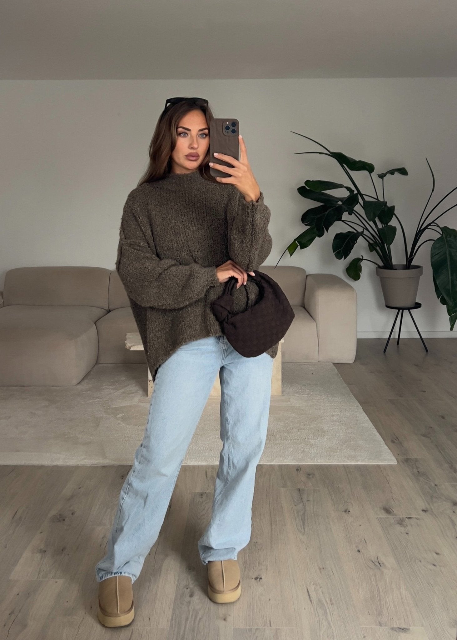 Pullover aus kuscheligem Bouclé - NAHA