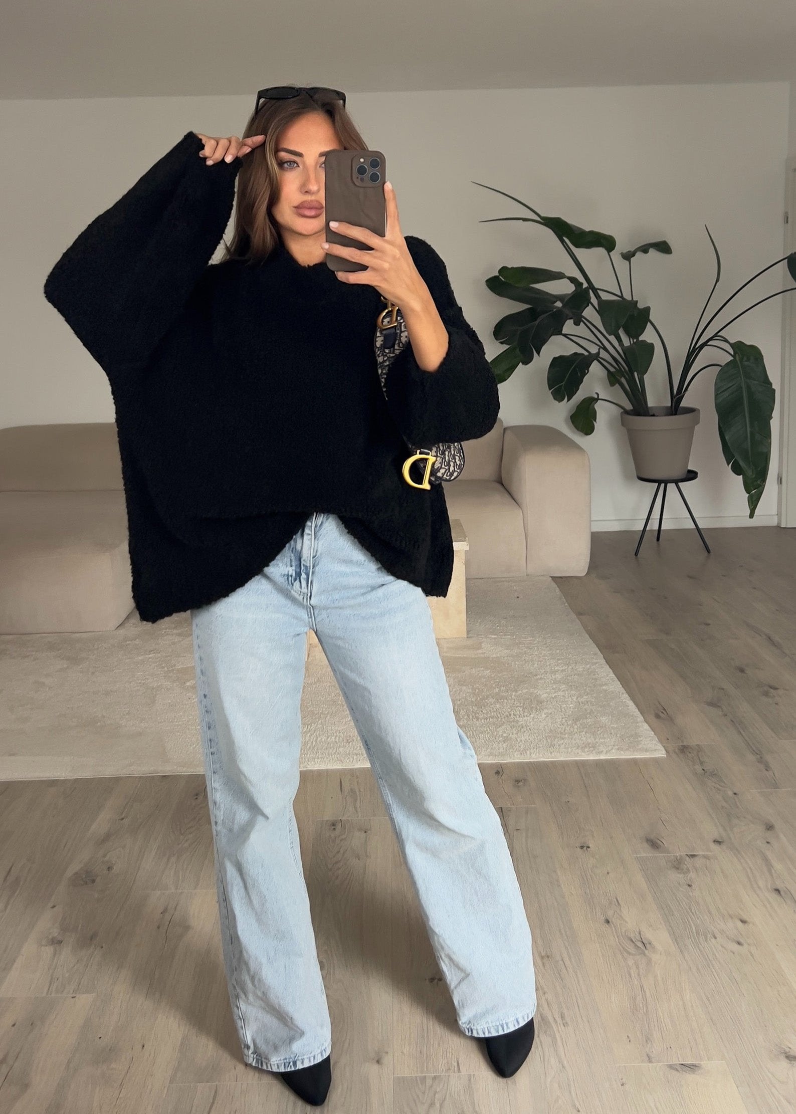 Pullover aus kuscheligem Bouclé