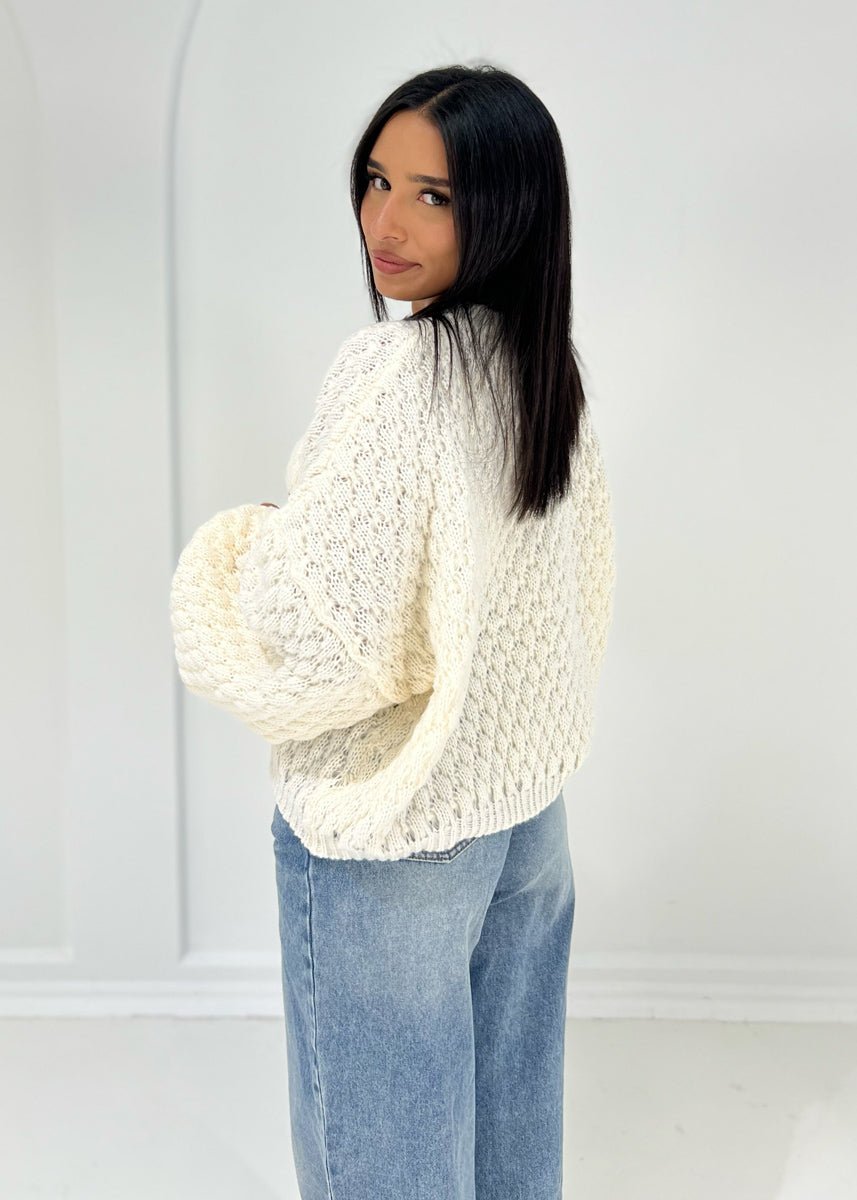Pullover mit Herz-Muster - NAHA