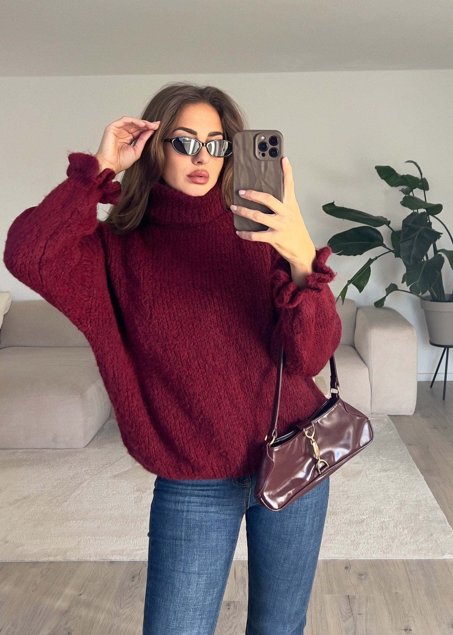 Rollkragen Pullover - NAHA