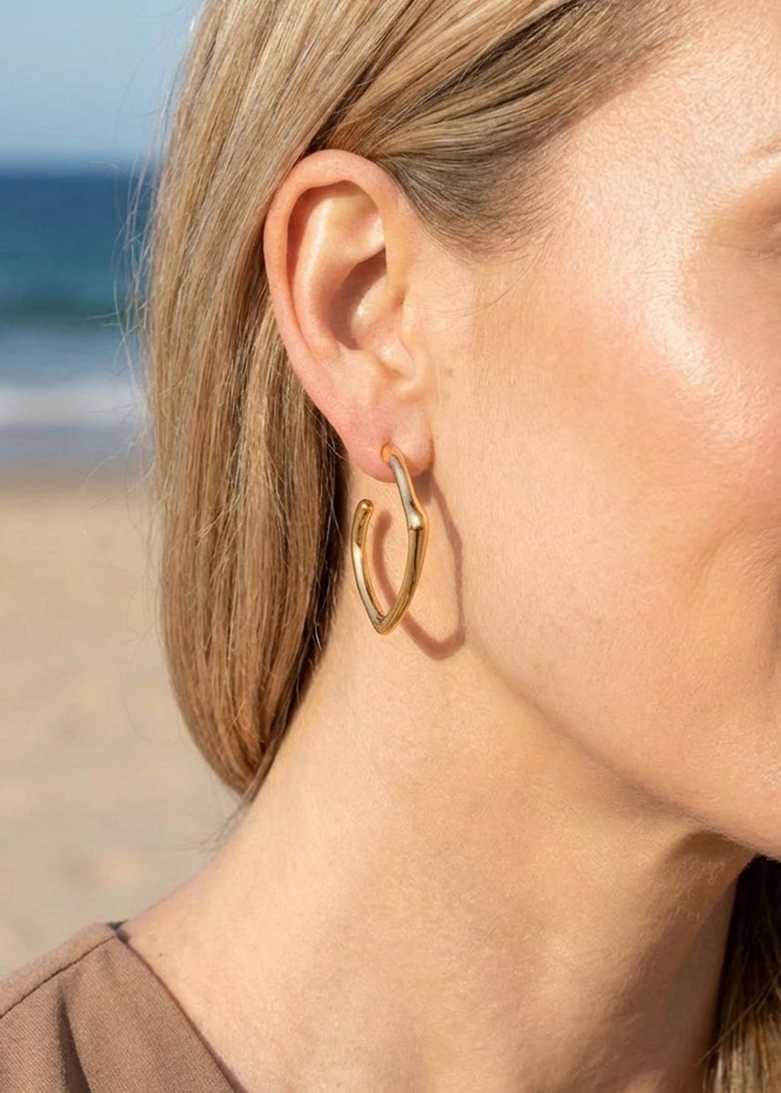 Creolen mit glatter Form