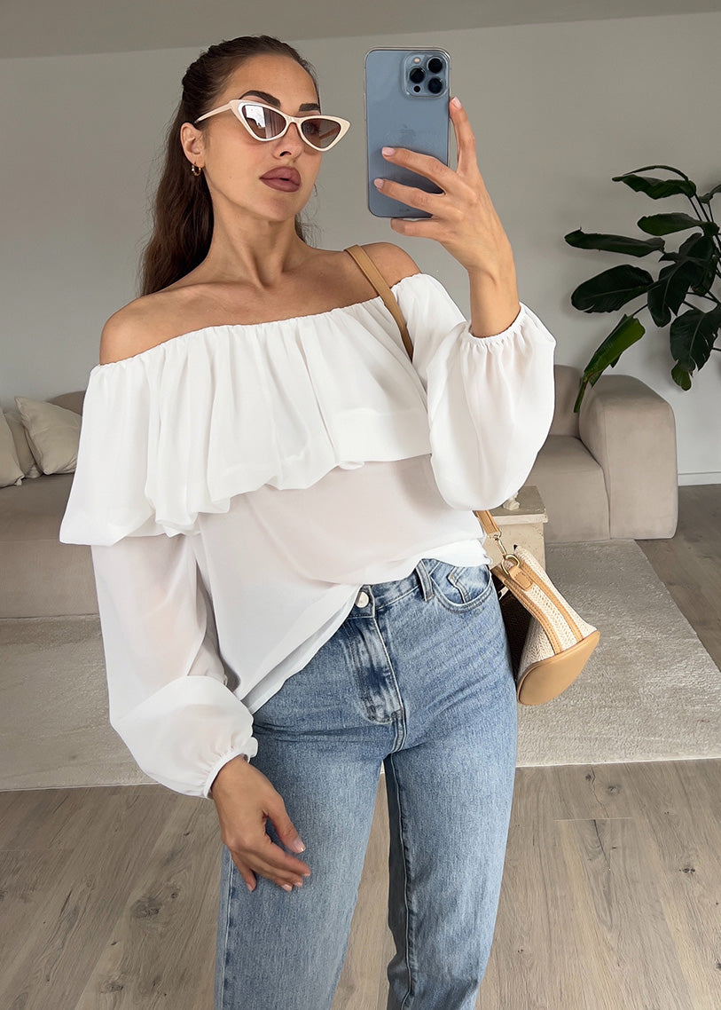 Schulterfreies Oberteil