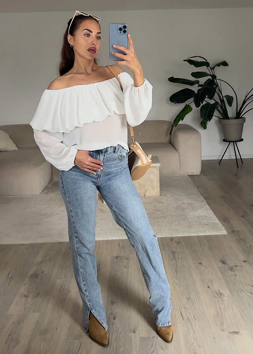 Schulterfreies Oberteil