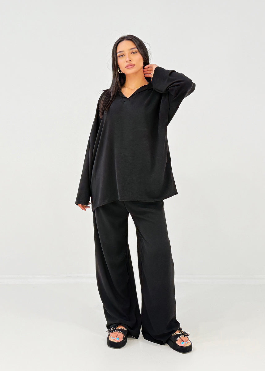 2-teiliges Set mit Kragen