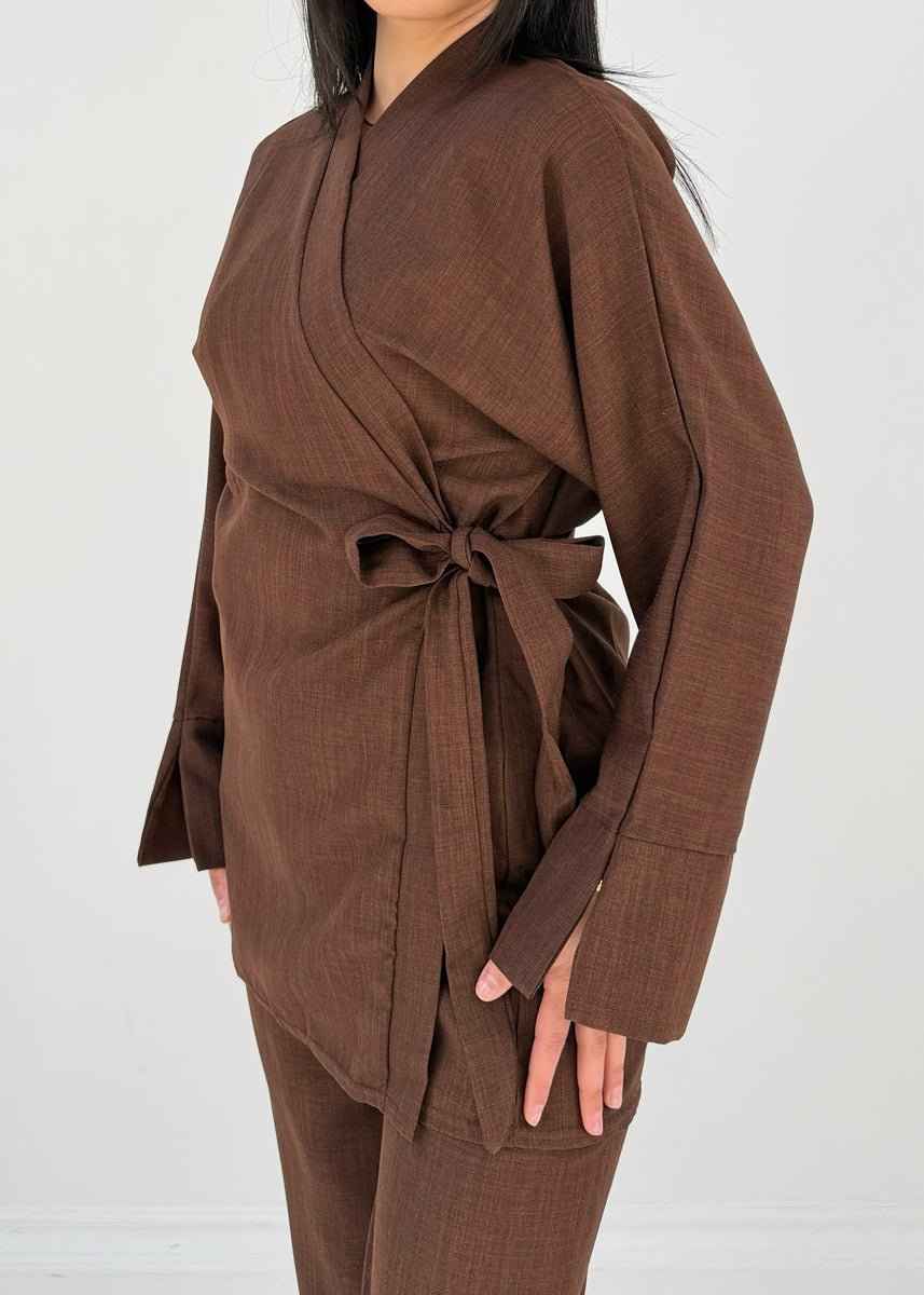 Set mit Wickeloberteil und weiter Hose - NAHA