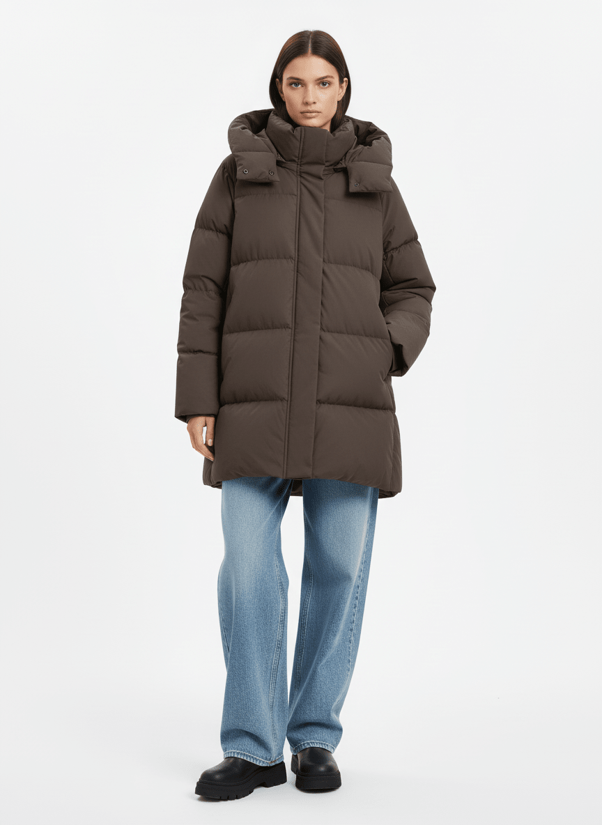 Steppjacke mit Kapuze - NAHA