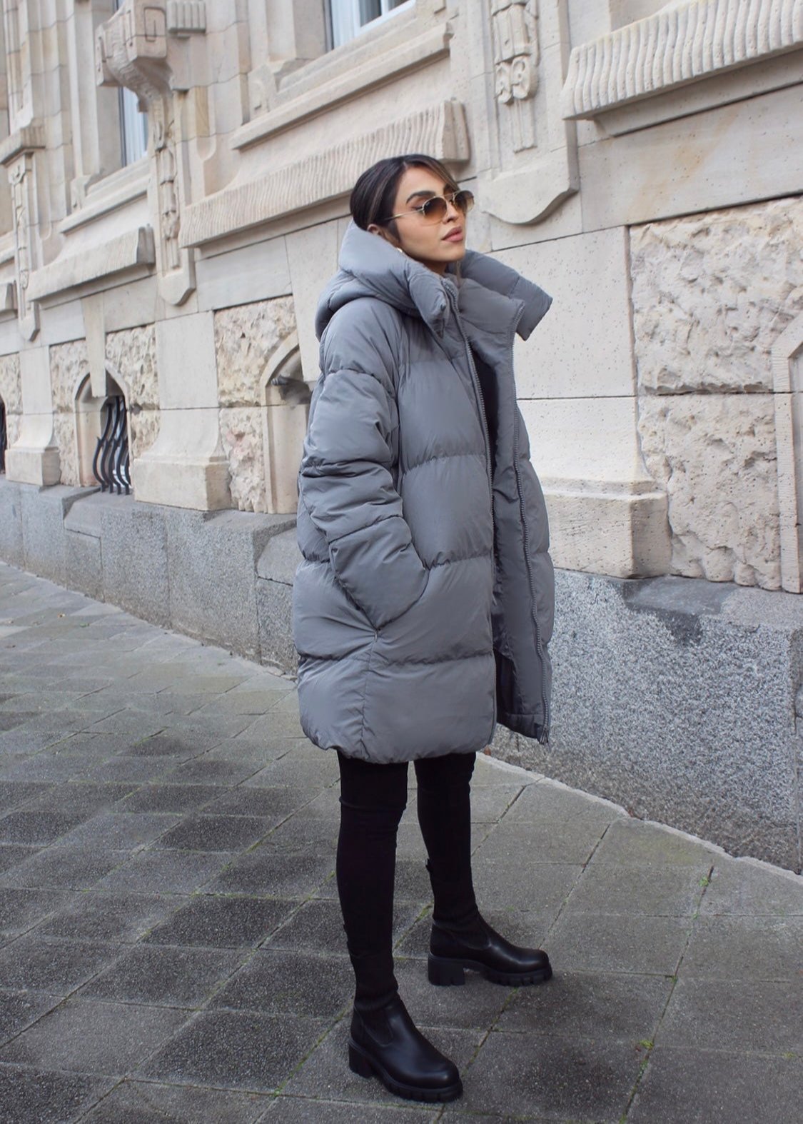 Steppjacke mit Kapuze - NAHA