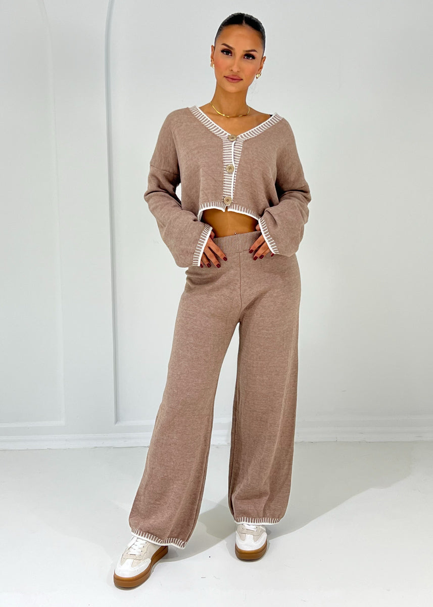 Strickset mit Knopfleiste