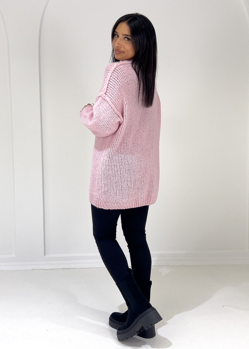 Strickcardigan mit softer Struktur