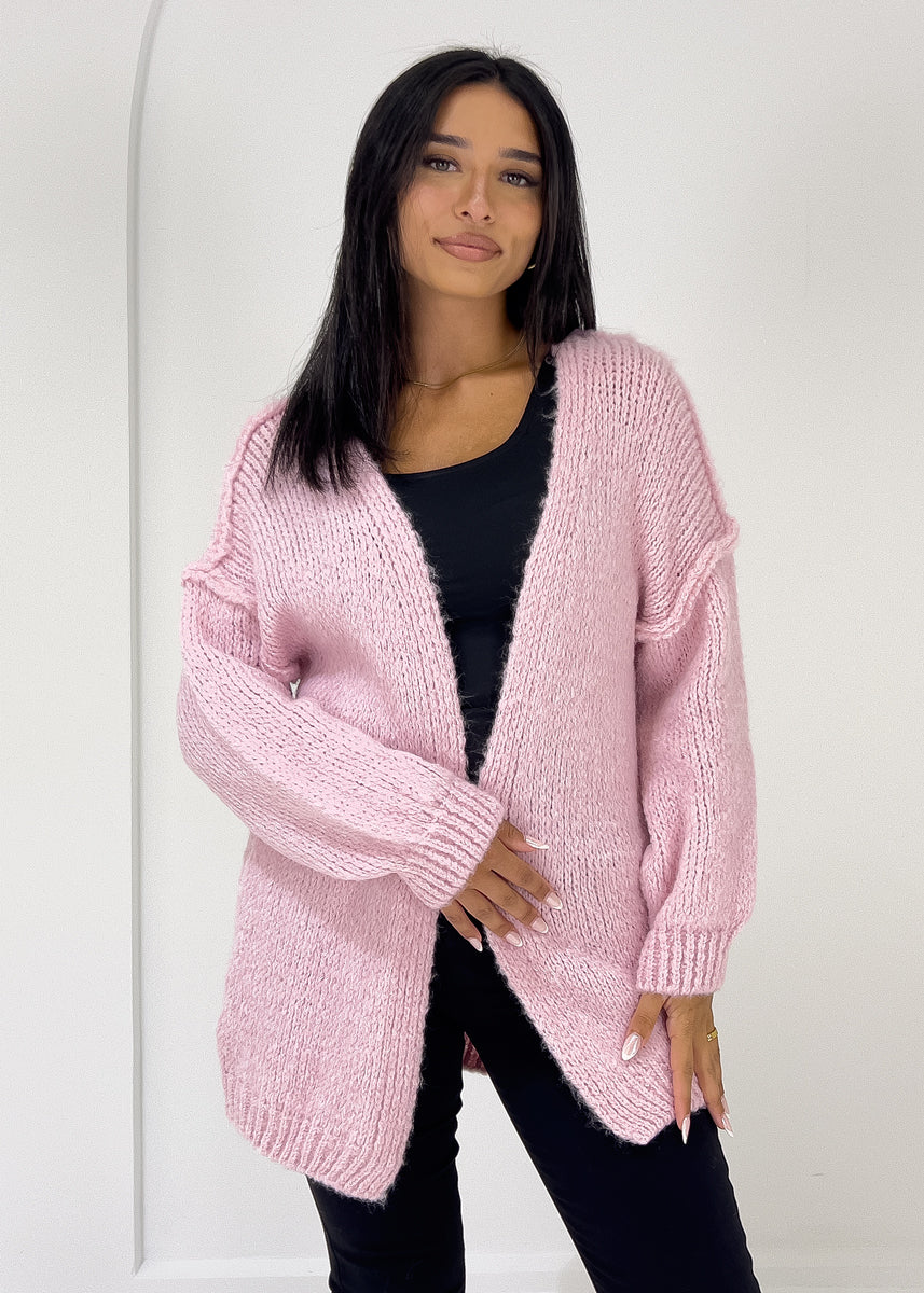 Strickcardigan mit softer Struktur