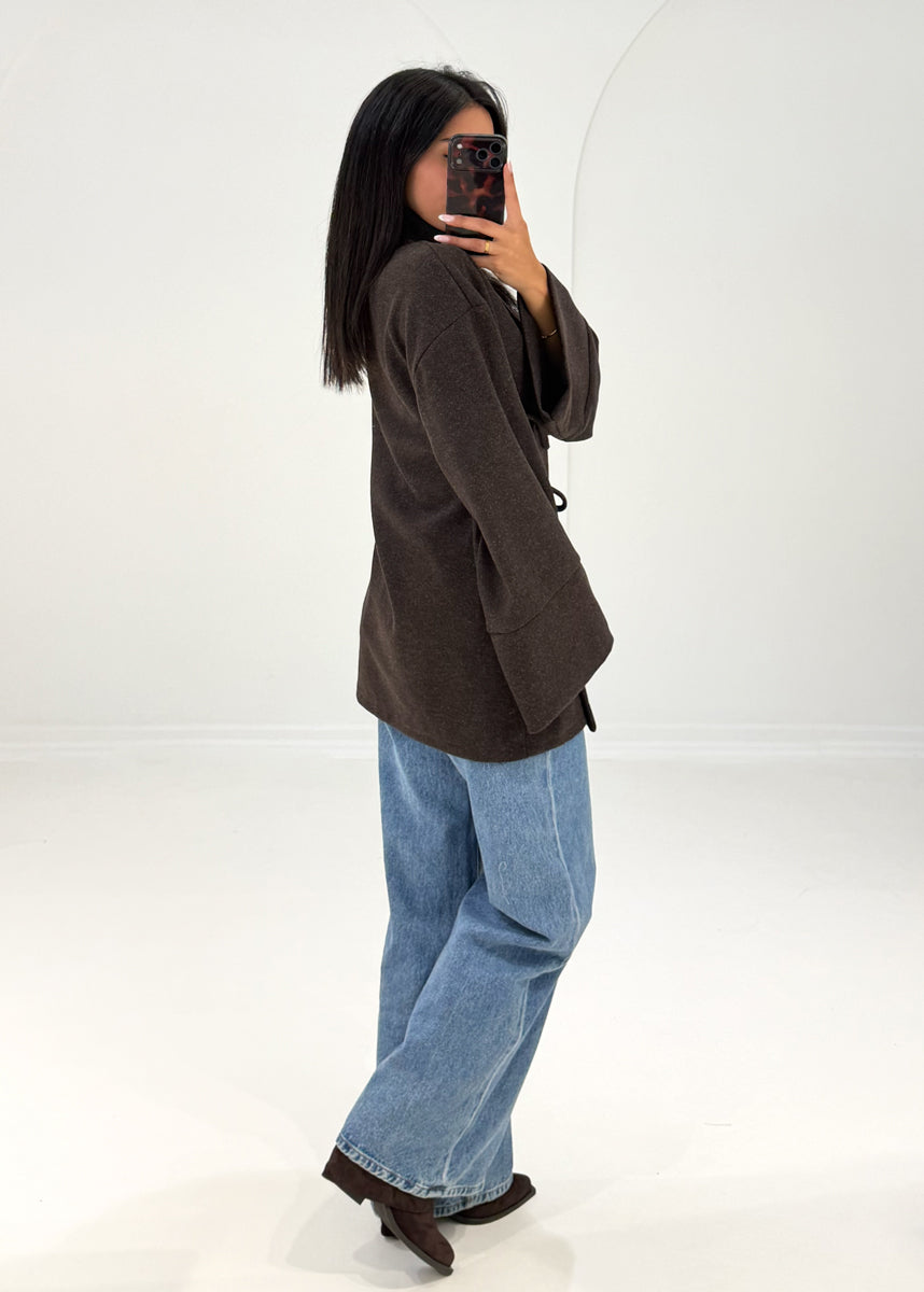 Wickeljacke mit Bindeband