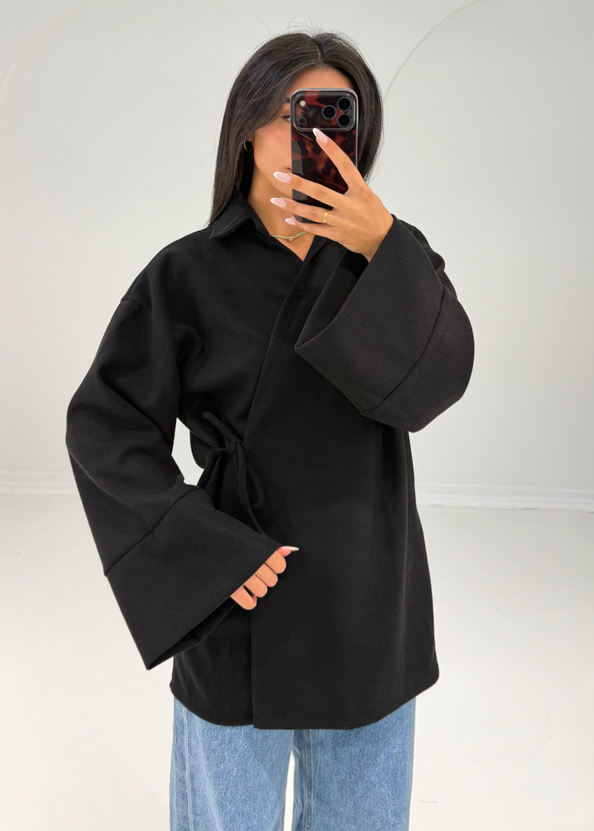 Wickeljacke mit Bindeband