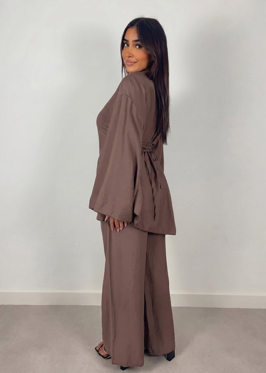 Symmetrischer Zweiteiler Taupe - NAHA