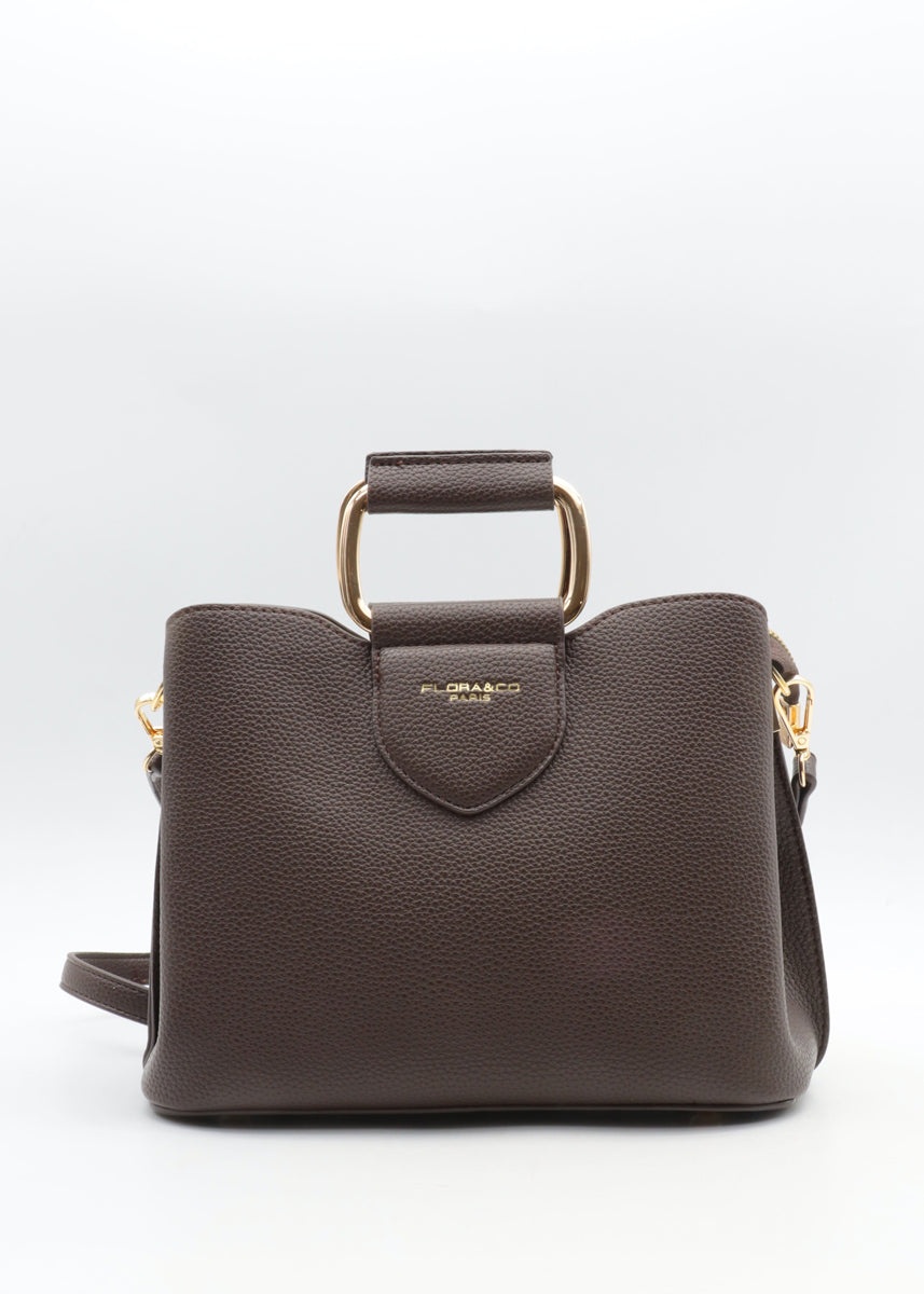 Handtasche mit Goldringen