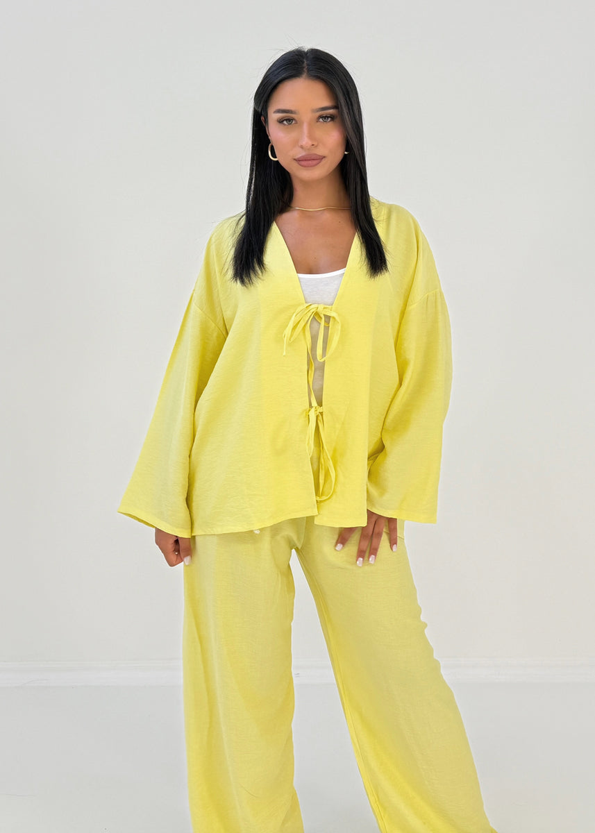 Zweiteiler mit Schleifenbindung