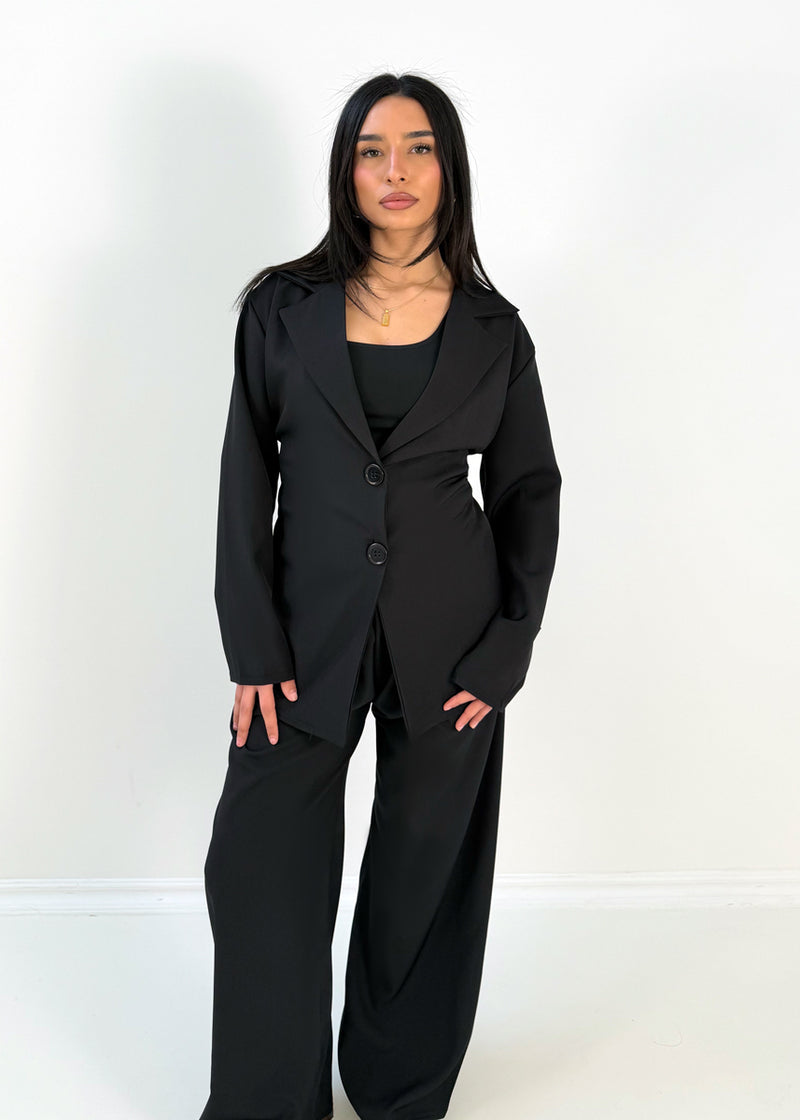 Blazer-Set mit Hose und Gürtel