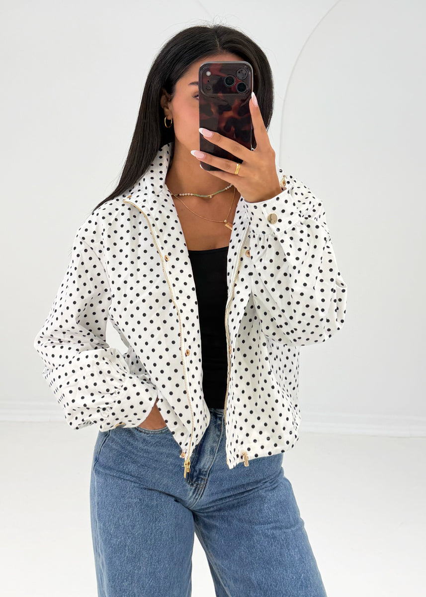 Jacke mit Polka Dots