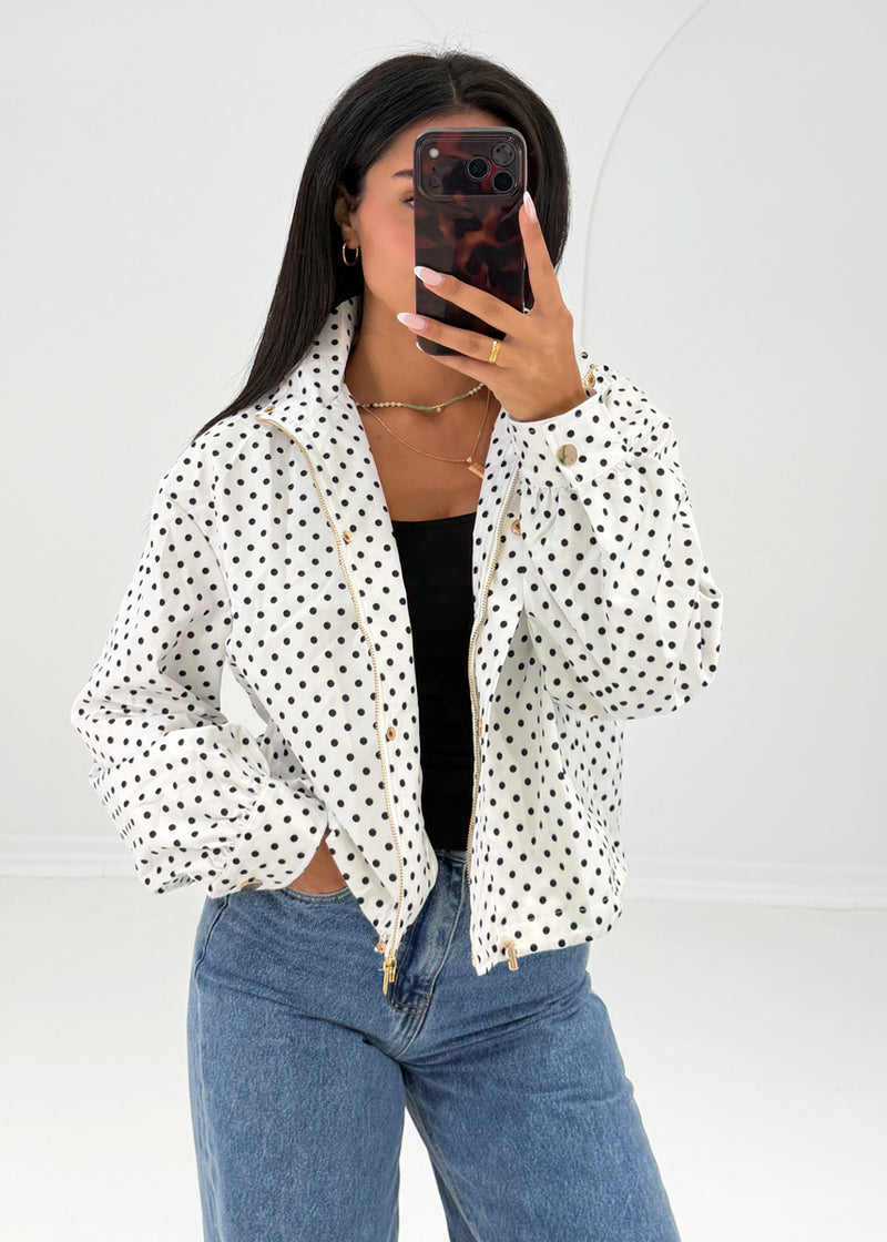 Jacke mit Polka Dots