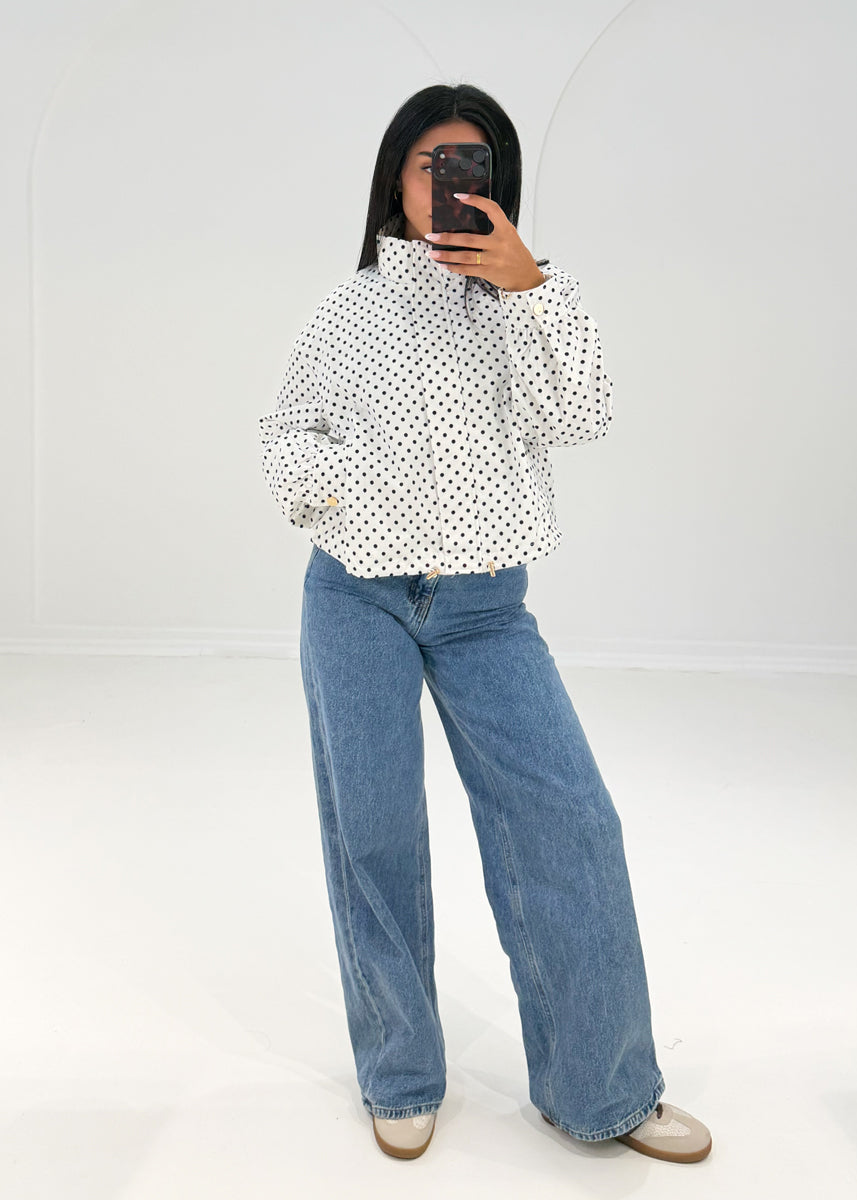 Jacke mit Polka Dots