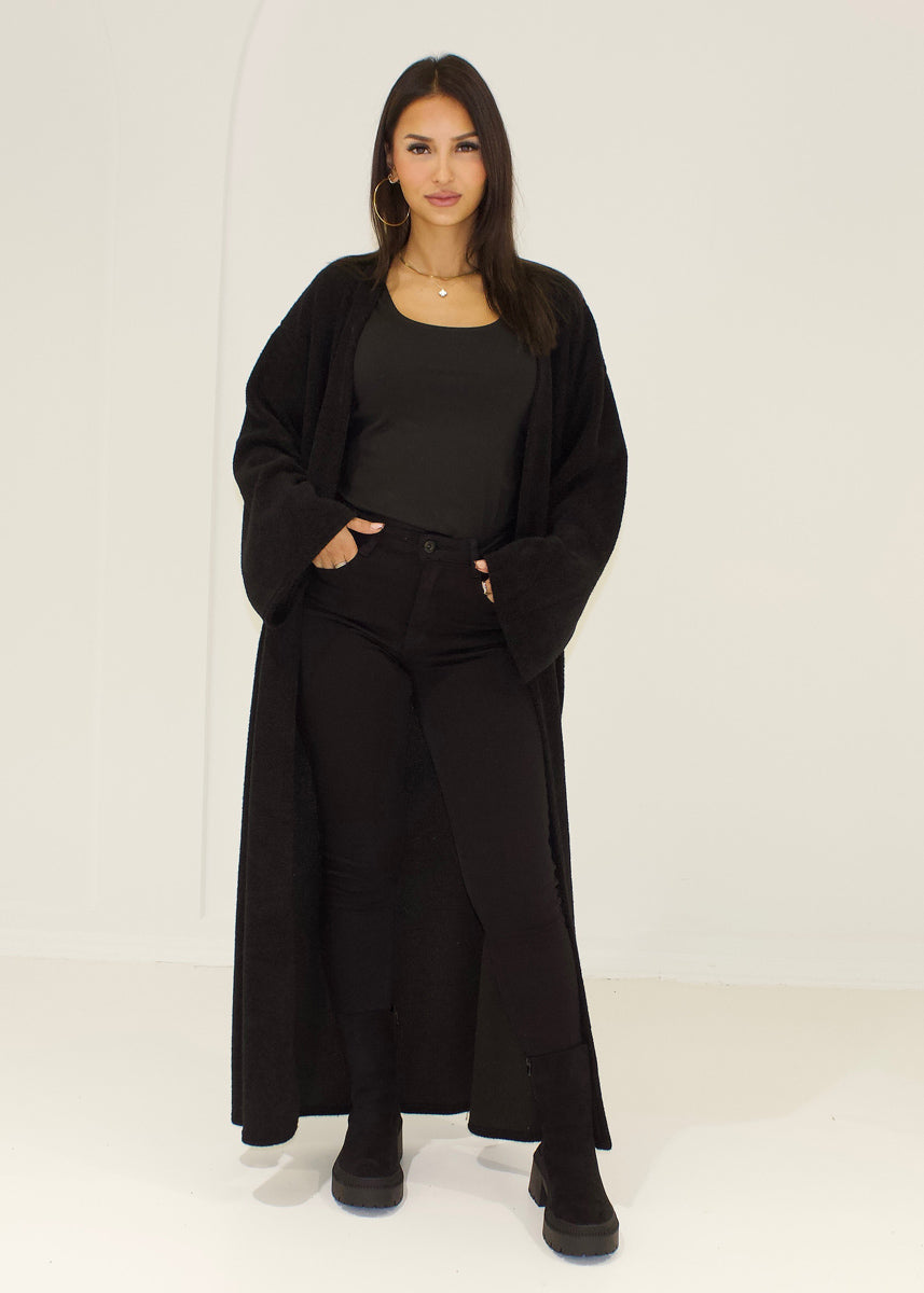 Langer Damen Strickcardigan