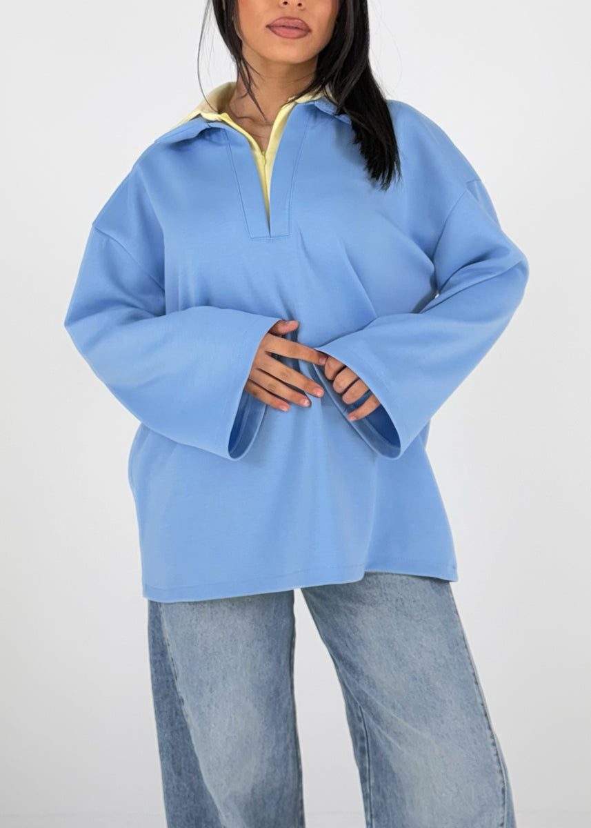 Oversize Sweatshirt mit Print