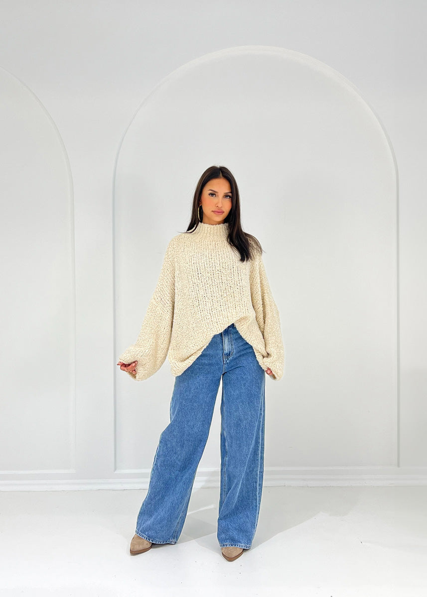 Pullover aus kuscheligem Bouclé