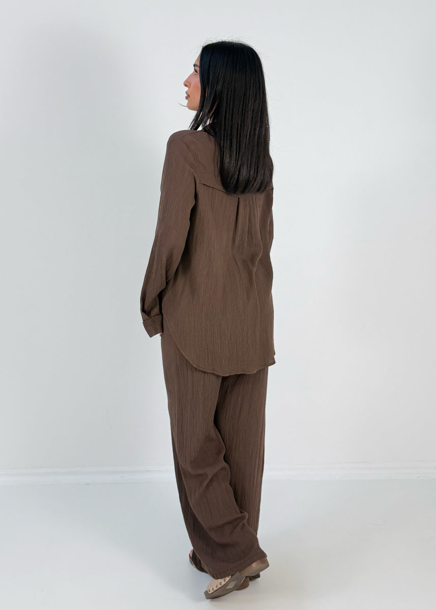 Zweiteiler Set mit Hemd und weiter Hose