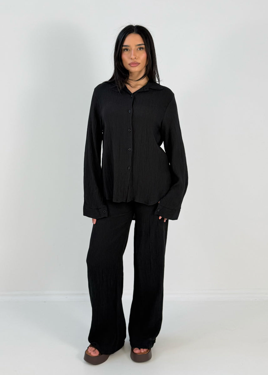 Zweiteiler Set mit Hemd und weiter Hose