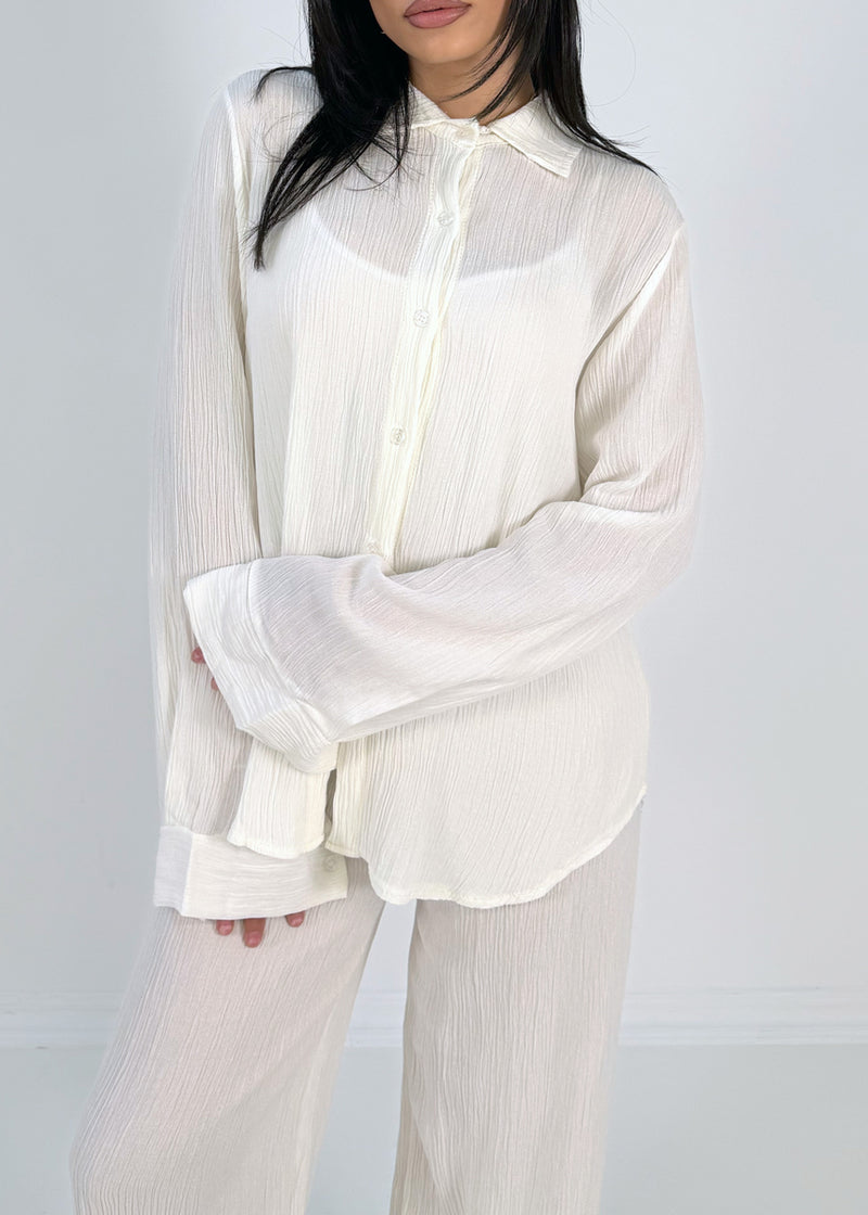 Zweiteiler Set mit Hemd und weiter Hose