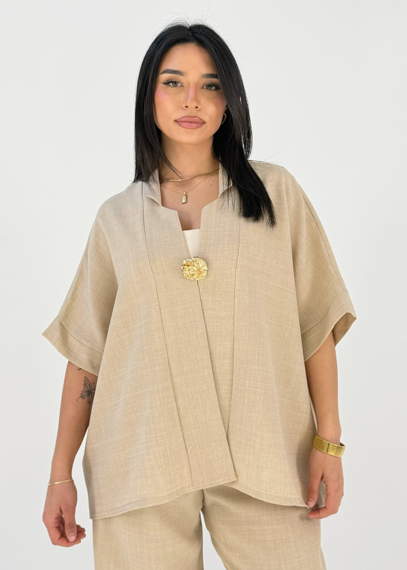 Set mit Oversize-Oberteil und weiter Hose