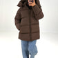Steppjacke mit Kapuze