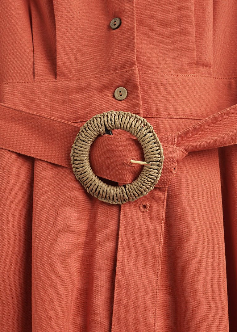 Ärmelloses Hemdkleid - NAHA