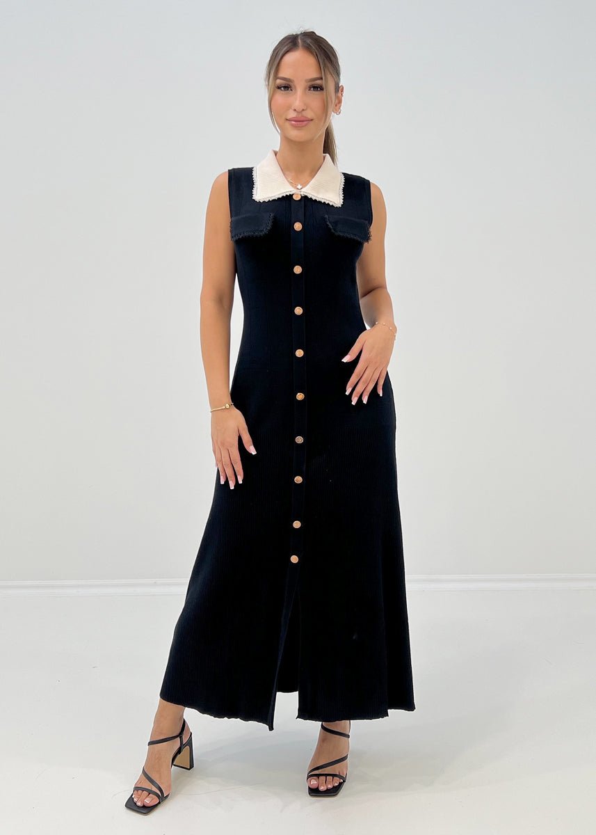 Ärmelloses Strickkleid - NAHA