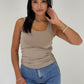 Basic Top mit Rundhalsausschnitt - NAHA