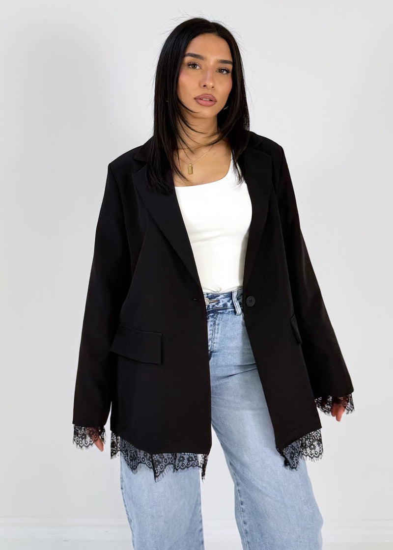 Blazer mit Spitzendetails - NAHA