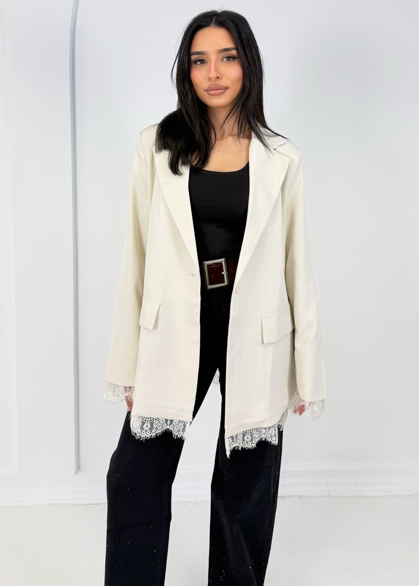 Blazer mit Spitzendetails - NAHA