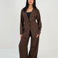 Blazer-Set mit Hose und Gürtel - NAHA