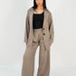 Blazer-Set mit Hose und Gürtel - NAHA